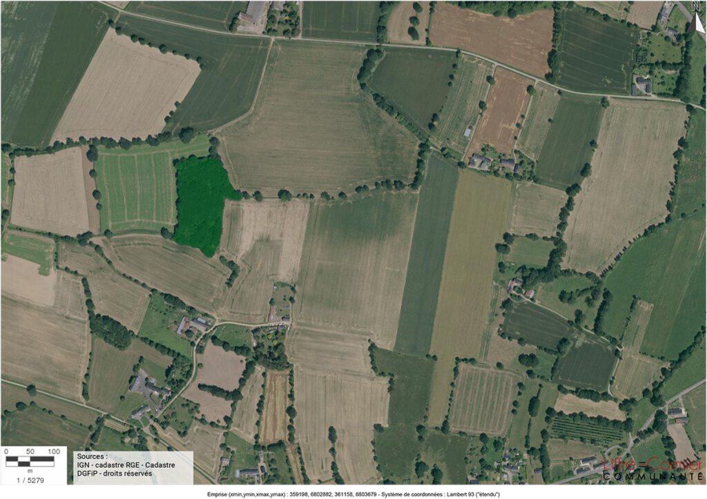 Le bocage de Chasné au Hautmomeillet aujourd'hui